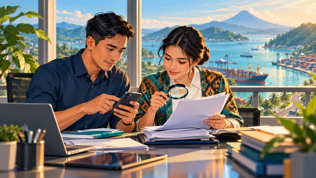 Ilustrasi memeriksa sumber resmi informasi JKN